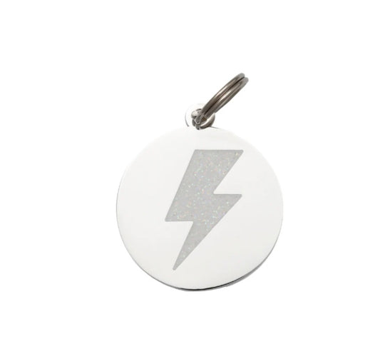 Lightning Bolt ID Pet Tag image 1