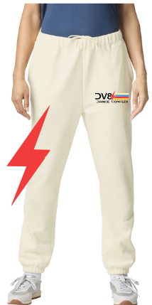 DV8 OFF WHITE BOLT SWEATPANTS image 0