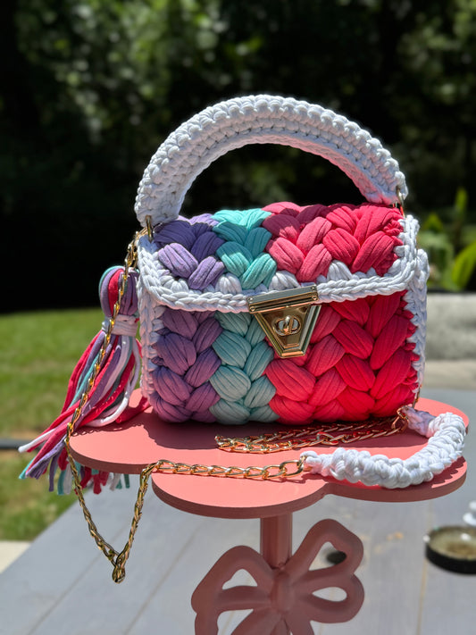 Mini Colorblock Crossbody Bag image 1