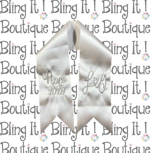 HOCO Embroidery Floral Sash image 2