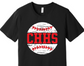 CHHS Baseball Distressed Tee image 0