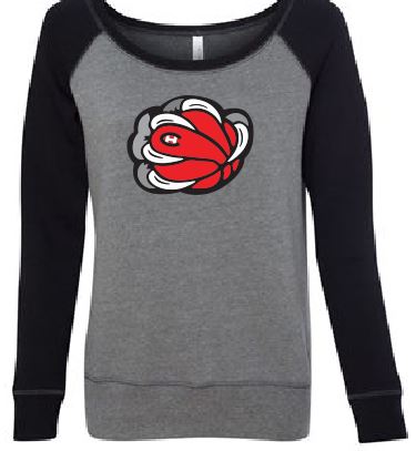 CHHS Wideneck Sweatshirt Paw image 0