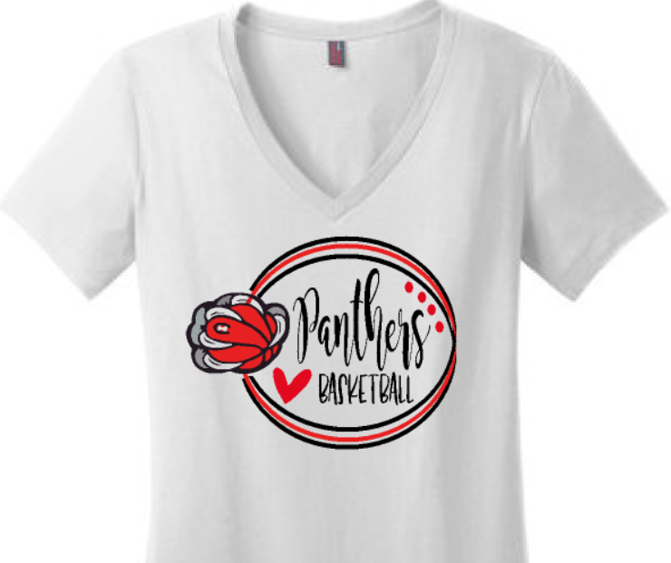 CHHS Basketball V-Neck Circle image 0
