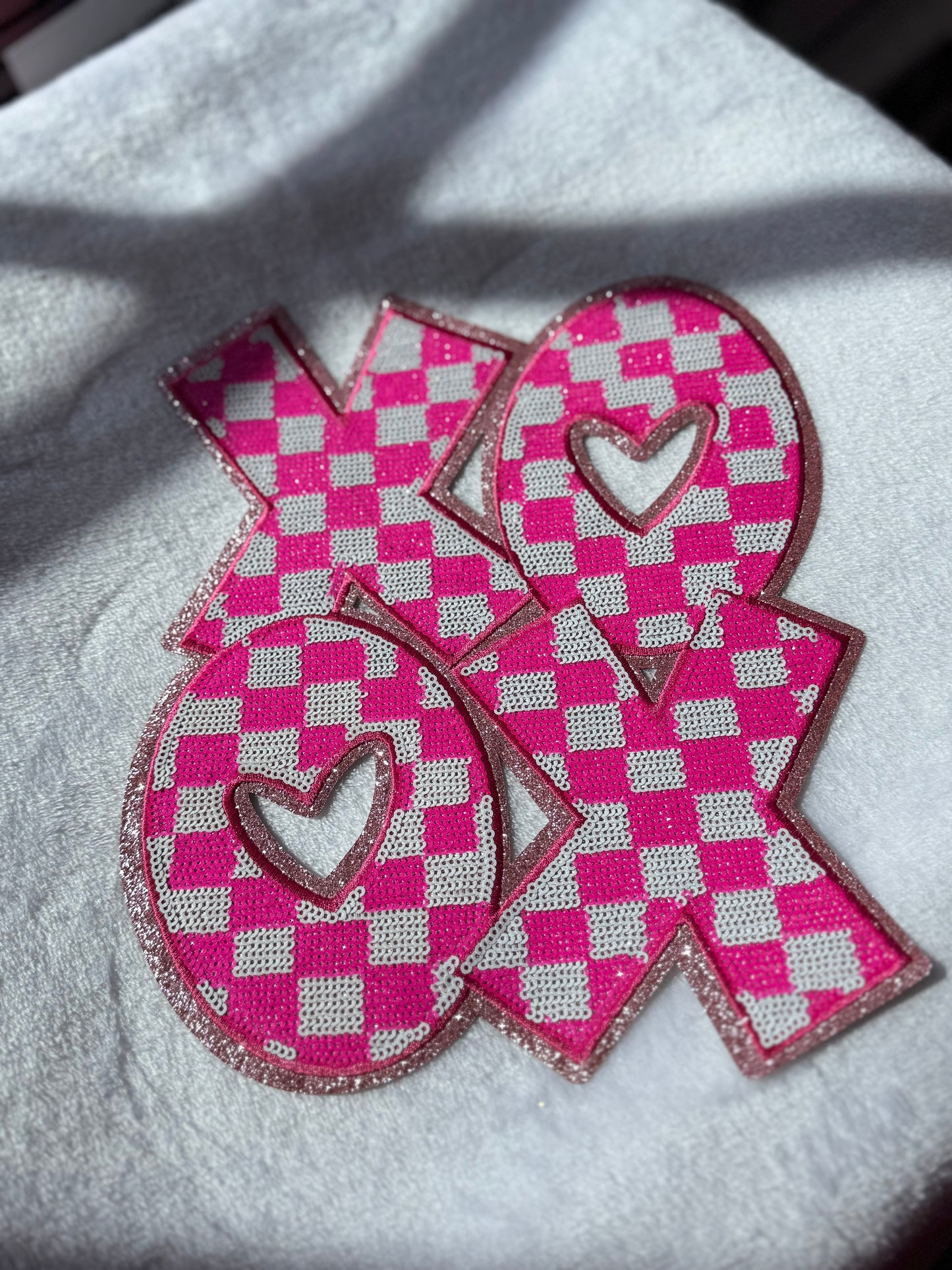 Checkered XOXO Patch image 0