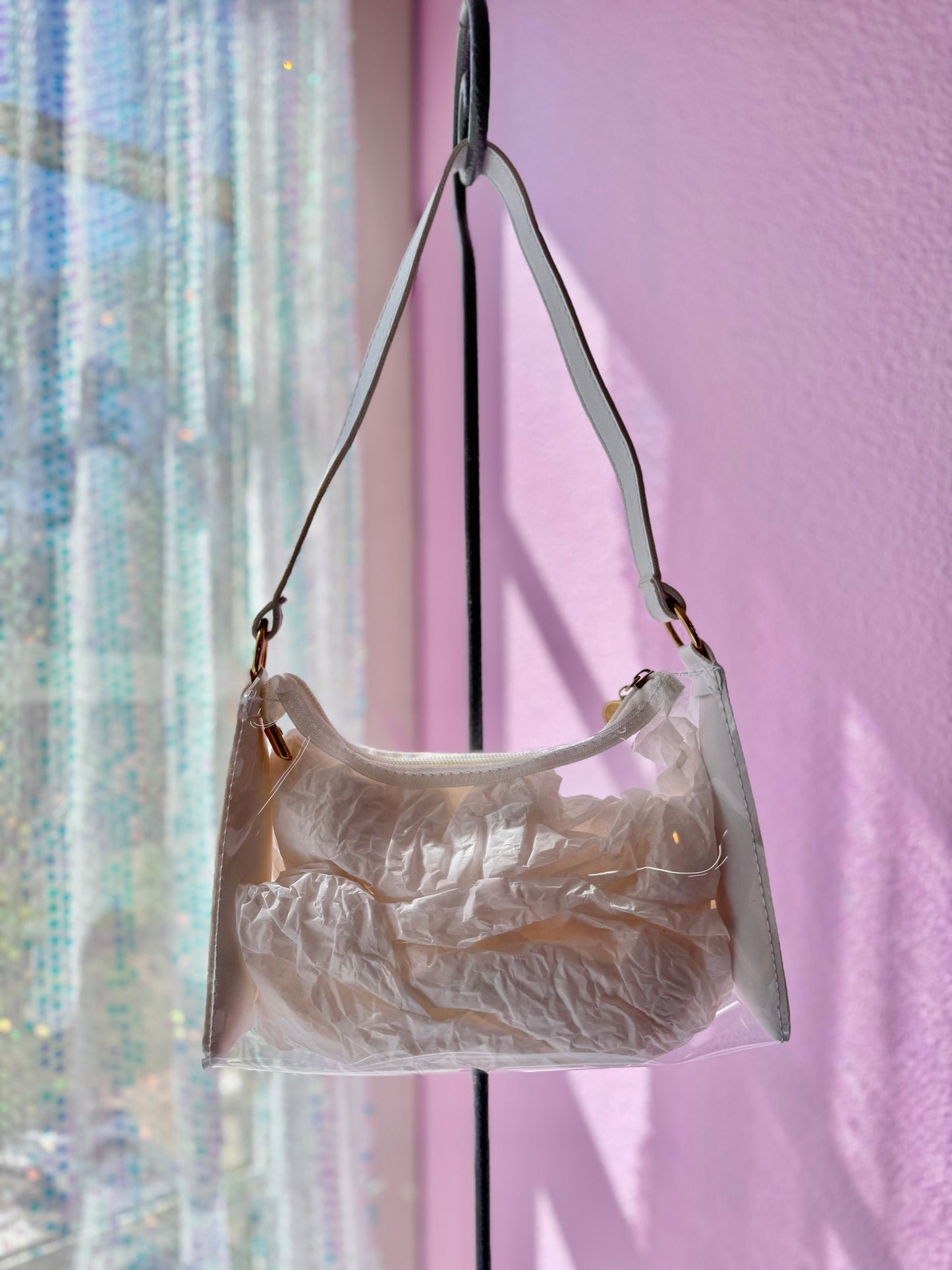 CLEAR STADIUM SHOULDER BAG image 0
