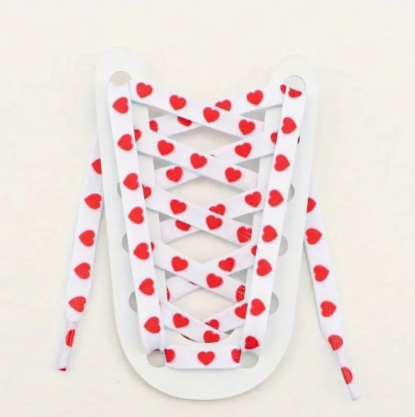 Heart Pattern Shoelaces image 0