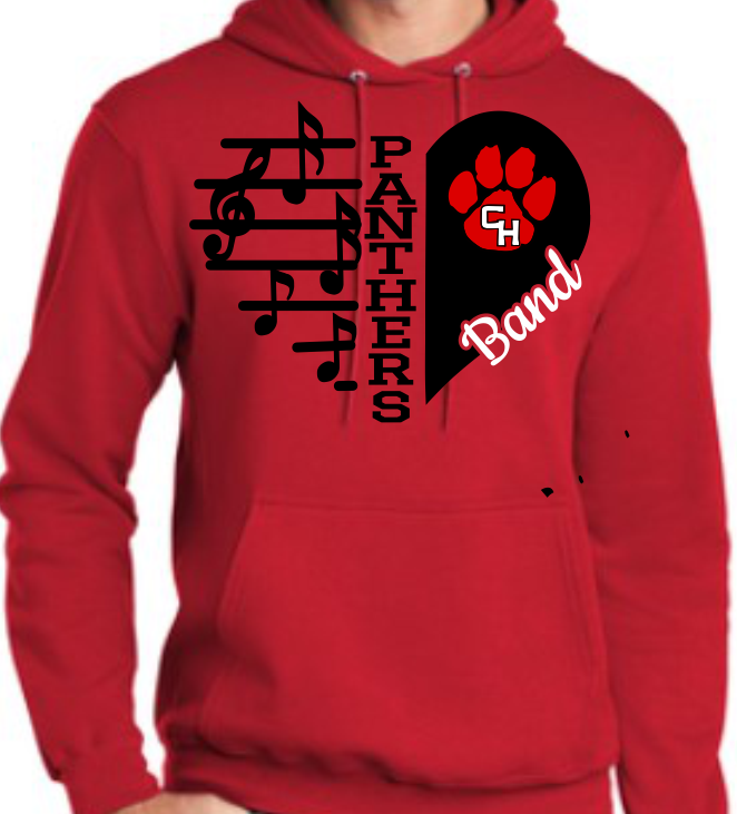 CHHS Band Hoodie Heart image 0
