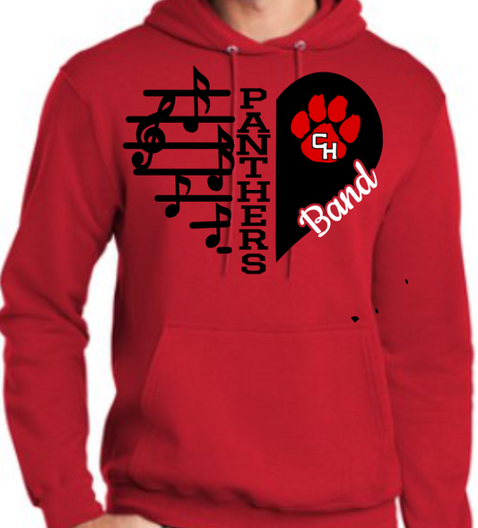 CHHS Band Hoodie Heart image 0