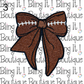 FOOTBALL BOW PATCH image 2