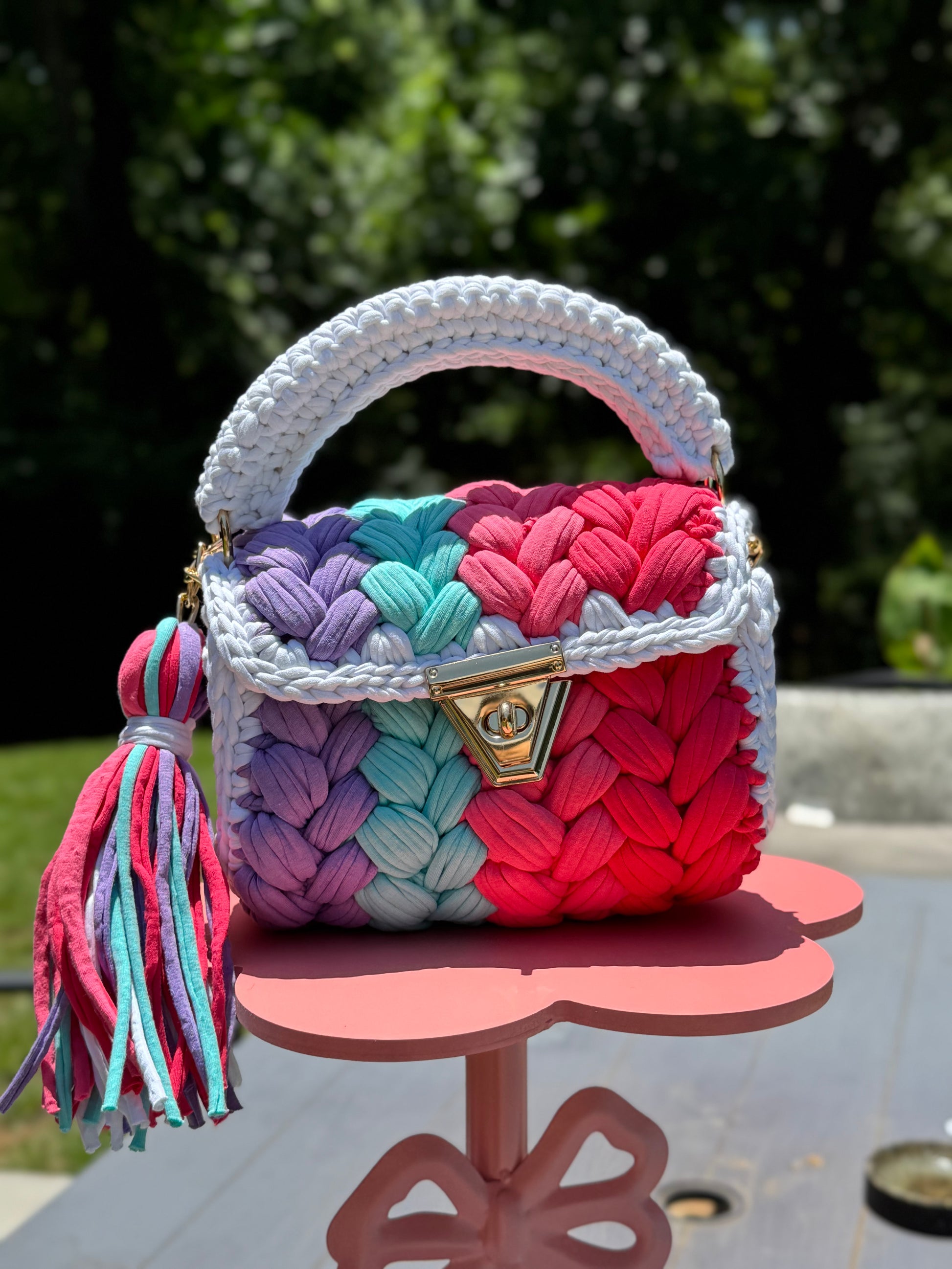 Mini Colorblock Crossbody Bag image 0