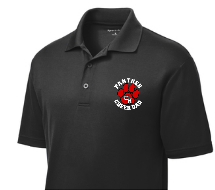 CHHS Cheer Dad Dri Fit Polo image 0