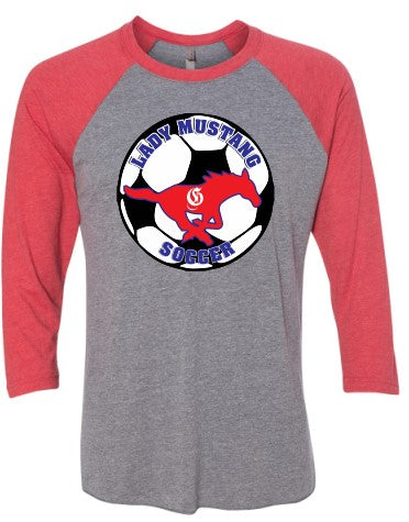 GHS Girls Soccer Raglan image 1