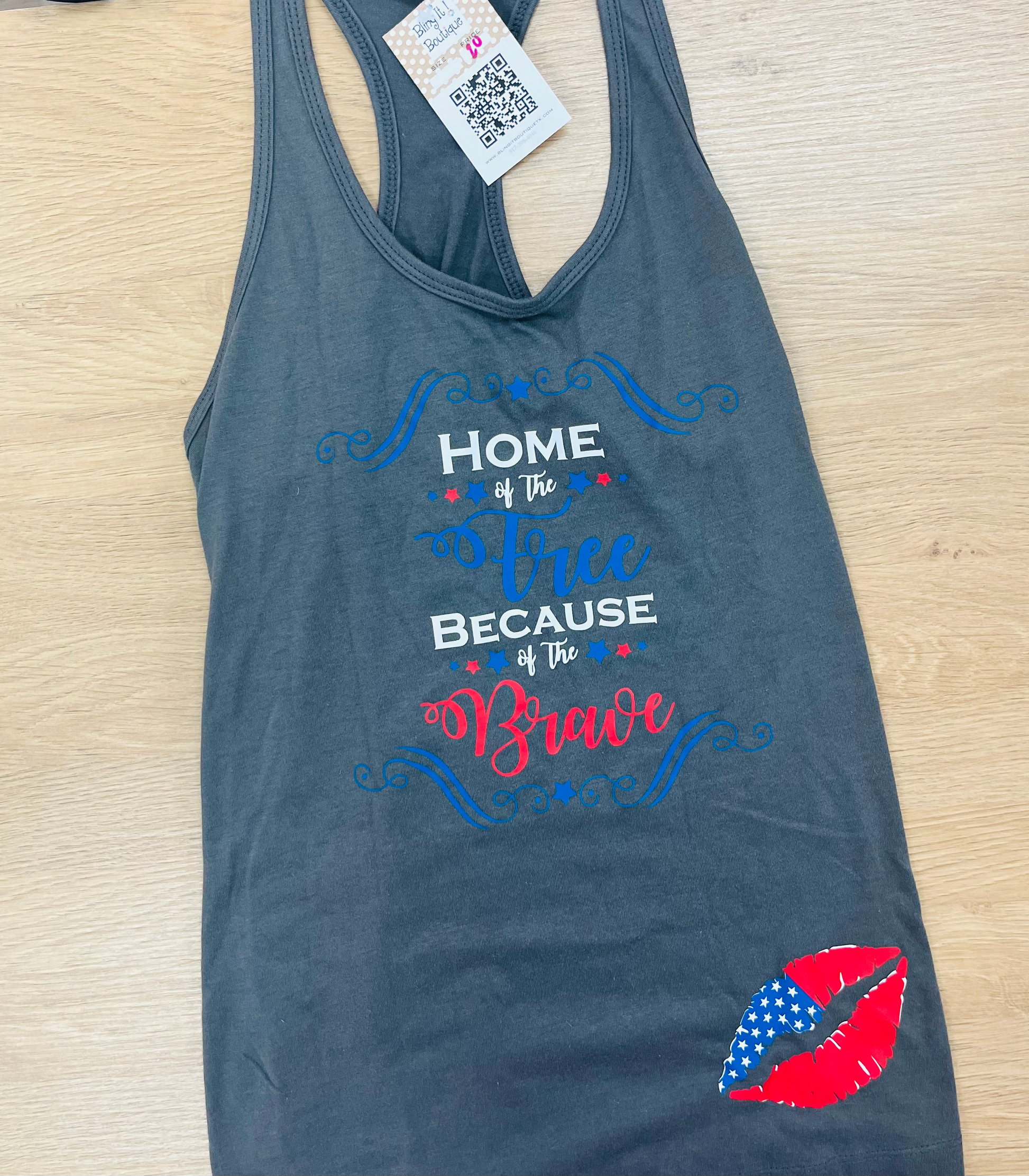 Home of the Free because of the Brave Tank image 0