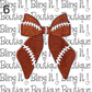 FOOTBALL BOW PATCH image 5