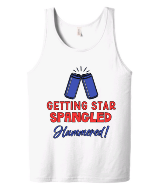 J4 Star Spangled Hammered Men's Tank image 0