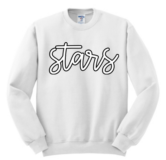 CMS Stars Metallic Puff Sweatshirt image 1