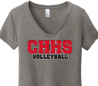 CHVB Ladies Block V Neck image 0
