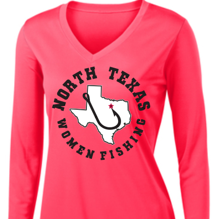 NTWF Dri Fit Ladies V-Neck Long Sleeve image 4