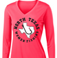 NTWF Dri Fit Ladies V-Neck Long Sleeve image 4