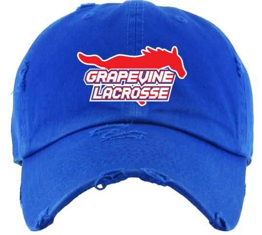 GHS LAX Ladies Distressed Trucker Cap image 0