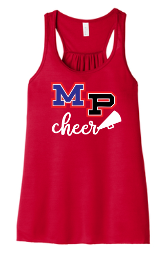 MP Cheer Ladies Flowy Racerback Tank image 0