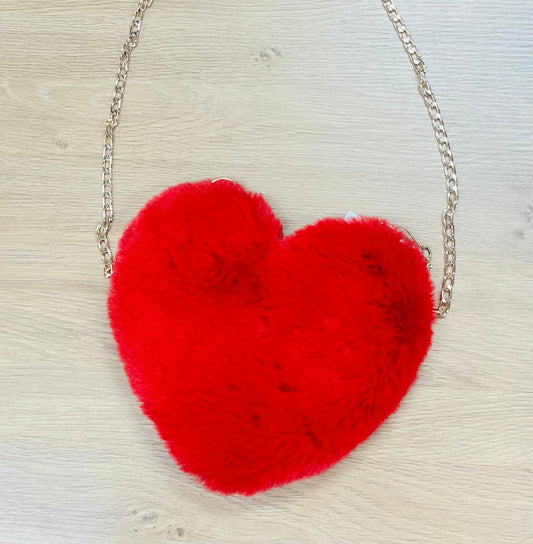 The Fuzzy Heart Purse image 0