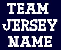 Team Jersey Name image 0