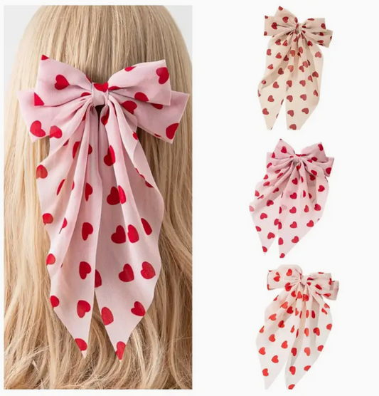 Valentine's Day Heart Bow image 0