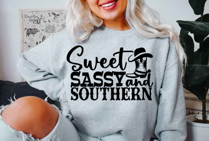 Sweet Sassy and Southern (T-shirt & Sweatshirt) image 2