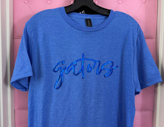 GHES Puff Metallic Gildan Softstyle Tee