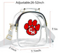 CHHS Clear Stadium Bag w/Paw image 2
