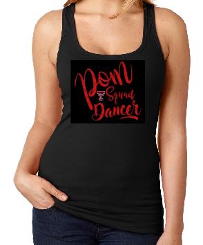 Pom Squad Dancer Fitted Tank image 0