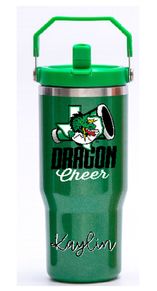 DC 30oz Pearl Steel Flip Straw Tumbler image 0