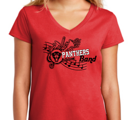 CHHS Band Notes Ladies V Neck image 0