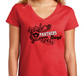 CHHS Band Notes Ladies V Neck image 0