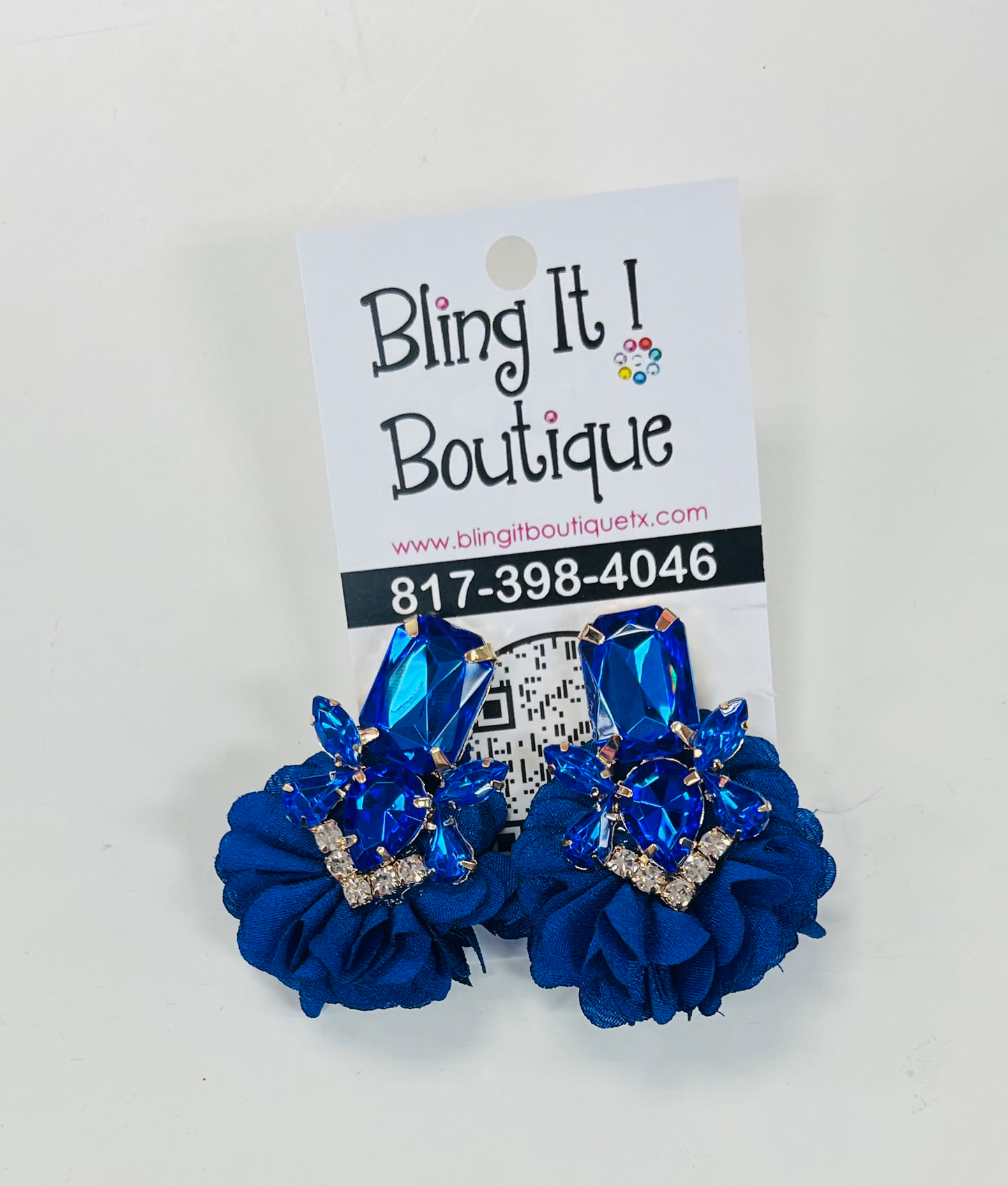 The Rhinestone Flower Earring Collection image 4