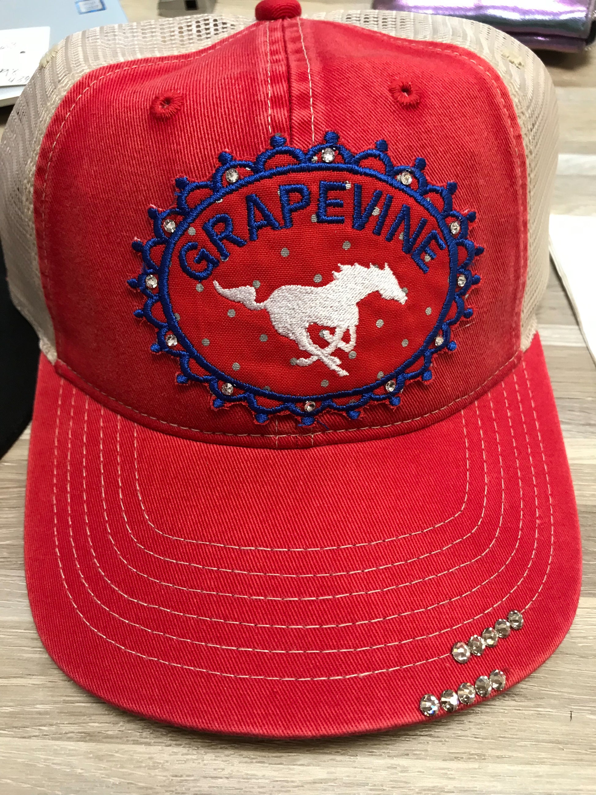 Grapevine Mustangs Hat image 0