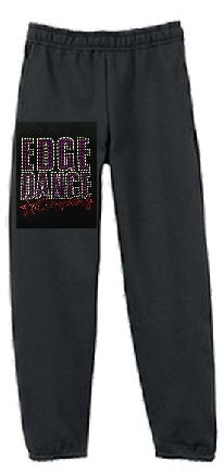 Edge Rhinestone Sweatpants image 0