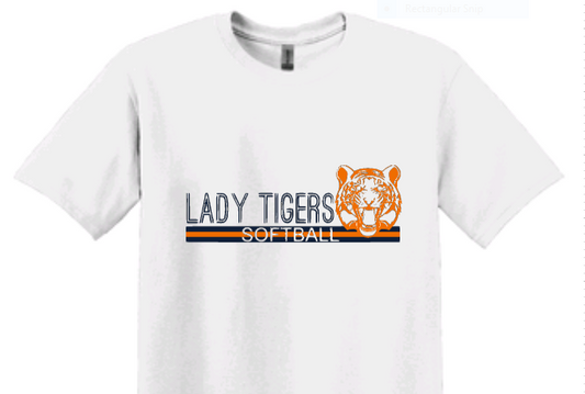 Lady Tigers Athletic Design Tee image 0