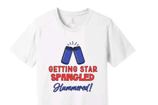 J4 Star Spangled Hammered Unisex Tee image 0