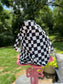 CHECKERED TOTE image 1