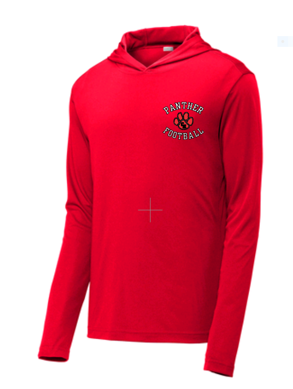 CHHS Panthers Football Hooded Long Sleeve (POLY) image 1