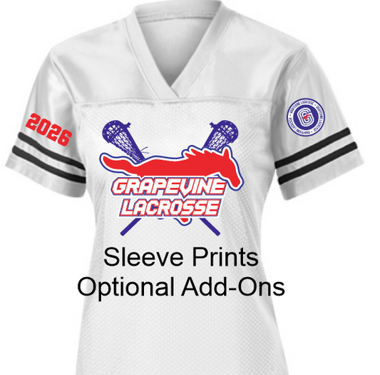 Grapevine LAX Glitter Print Ladies Jersey