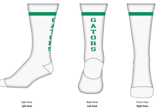 GHES Gator Crew Socks