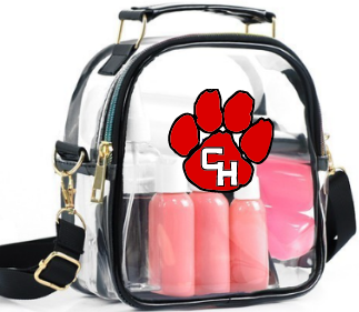CHHS Clear Stadium Bag w/Paw image 0