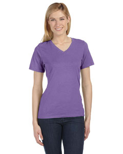 Rhinestone Fitted V Neck image 1