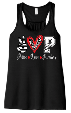 CHHS FB Ladies Tank Peace image 0