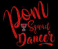 Pom Squad Dancer Flowy V Neck Dress image 1