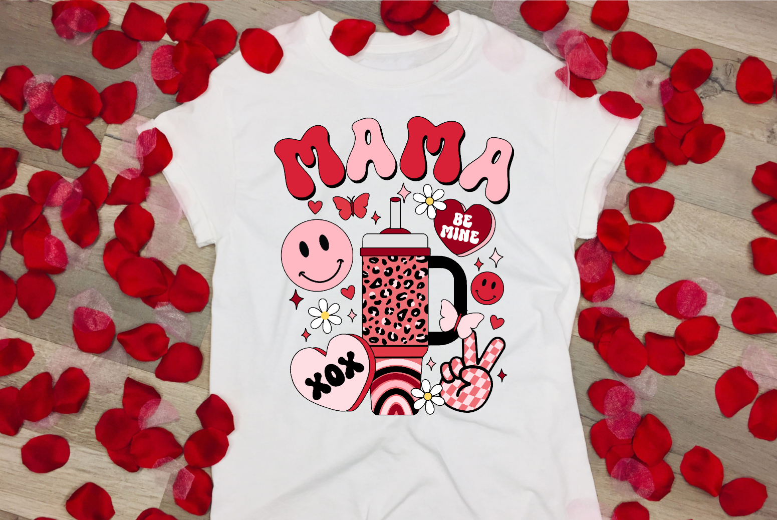 Valentines Cool Mama T-Shirt image 0