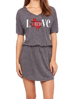 Love Pom Flowy V Neck Dress image 1